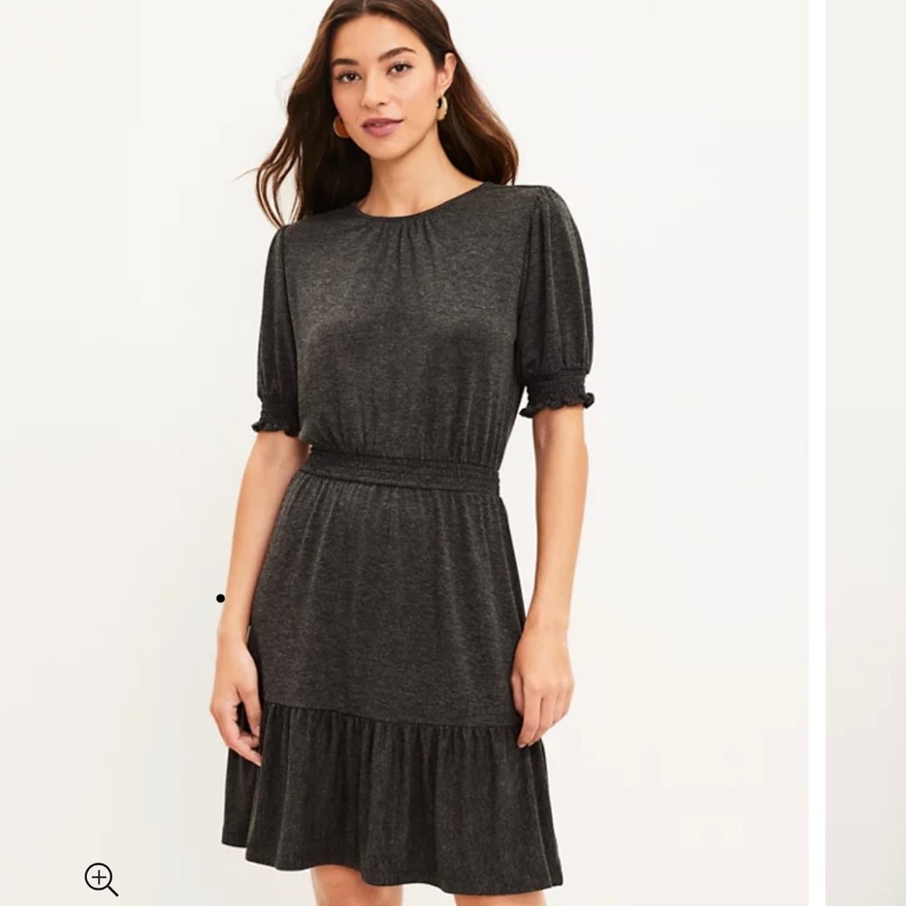 Loft Petite Smocked Dress